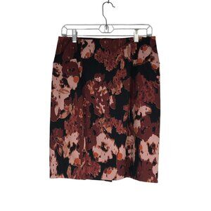 LYSSE' - WOMEN'S LARGE - BURGUNDY ELASTIC WAIST CHARITY PENCIL SKIRT